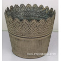 Vintage grain craft bucket